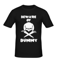 Мужская футболка Beware of Bunny