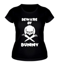 Женская футболка Beware of Bunny