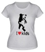 Женская футболка «Педобир любит детей» - Фото 1