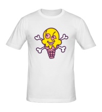 Мужская футболка Мороженое с вишенками
