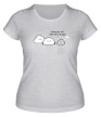 Женская футболка «Откуда идет дождь?» - Фото 1