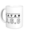Керамическая кружка «Satan 666» - Фото 1