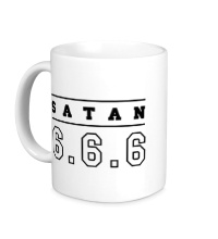 Керамическая кружка Satan 666