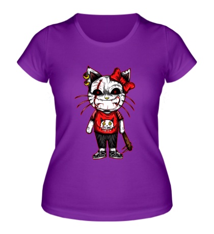 Женская футболка Evil Kitty