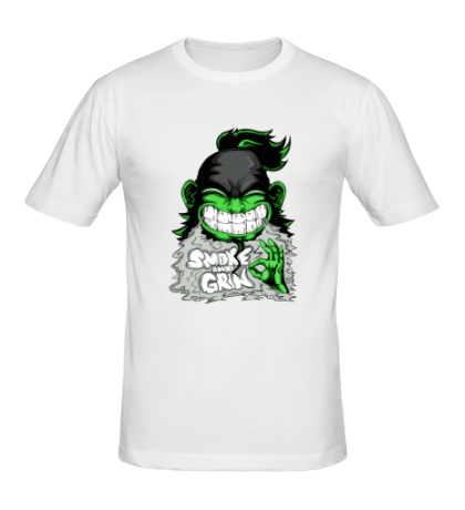Мужская футболка «Smoke and green»