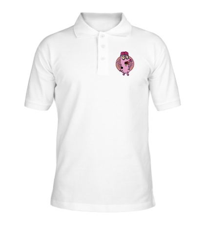 Рубашка поло «Розовые мозги»