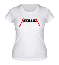 Женская футболка Metallica Logo