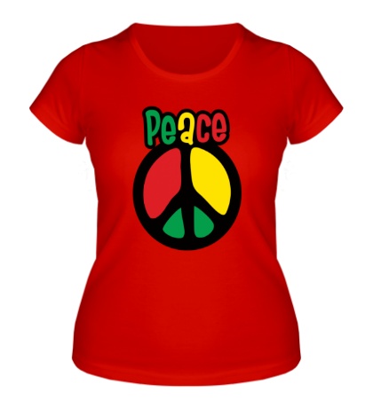 Женская футболка «Peace»
