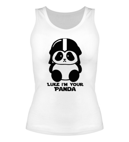 Женская майка «Luke im your panda»