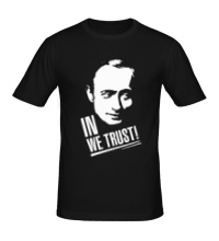 Мужская футболка Putin we Trust