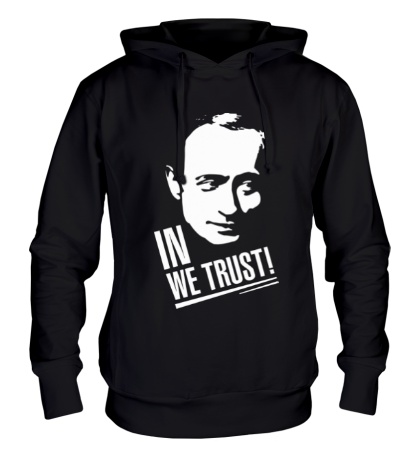 Толстовка с капюшоном Putin we Trust