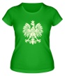 Женская футболка «Имперский орел, свет» - Фото 1
