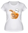 Женская футболка «Глазастая кошка» - Фото 1