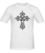 Мужская футболка «Готический крест-тату» - Фото 1