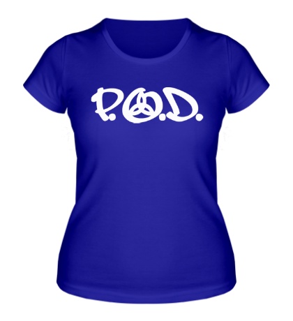 Женская футболка «P. O. D»