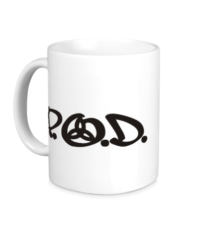 Керамическая кружка «P. O. D»