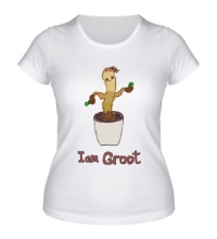 Женская футболка I am Groot
