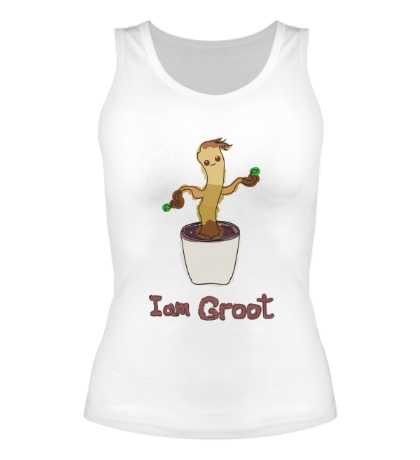Женская майка «I am Groot»