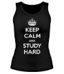 Женская майка «Keep calm and study hard» - Фото 1