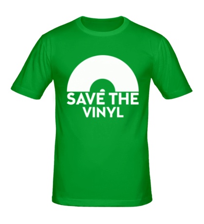 Мужская футболка «Save the vinyl»