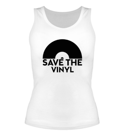 Женская майка Save the vinyl