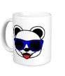 Керамическая кружка «Веселая панда в очках» - Фото 1