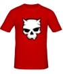 Мужская футболка «Дьявольский череп» - Фото 1