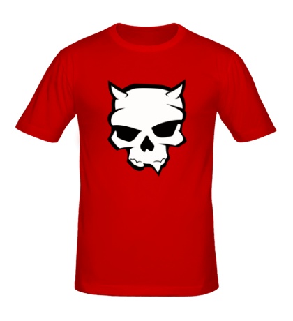 Мужская футболка «Дьявольский череп»