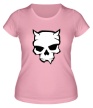 Женская футболка «Дьявольский череп» - Фото 1