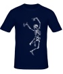 Мужская футболка «Танцующий скелет» - Фото 1