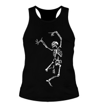 Мужская борцовка Танцующий скелет