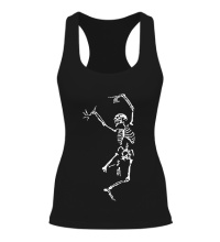 Женская борцовка Танцующий скелет