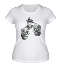 Женская футболка Gangster 2 guns