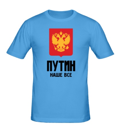 Мужская футболка Россия: Путин наше все