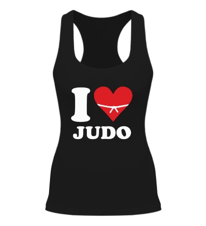 Женская борцовка «I love Judo»