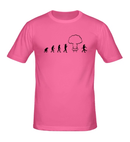 Мужская футболка «Эволюция после взрыва»