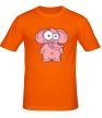 Мужская футболка «Розовый слон» - Фото 1