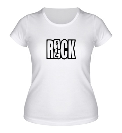 Женская футболка Guitar Rock