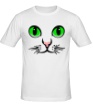 Мужская футболка «Глаза кошки» - Фото 1