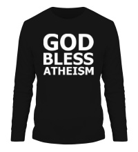 Мужской лонгслив God bless atheism