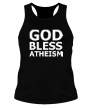 Мужская борцовка «God bless atheism» - Фото 1