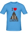 Мужская футболка «I love London» - Фото 1
