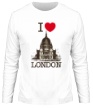 Мужской лонгслив «I love London» - Фото 1
