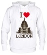 Толстовка с капюшоном «I love London» - Фото 1