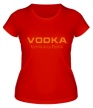 Женская футболка «Vodka» - Фото 1