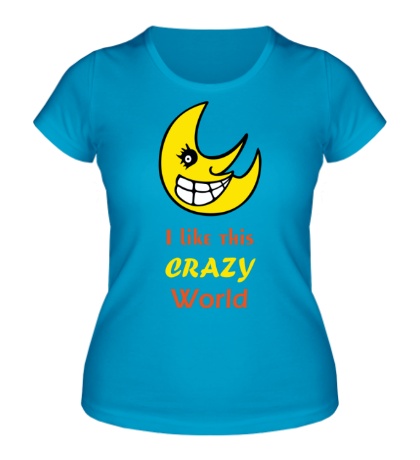 Женская футболка Crazy World