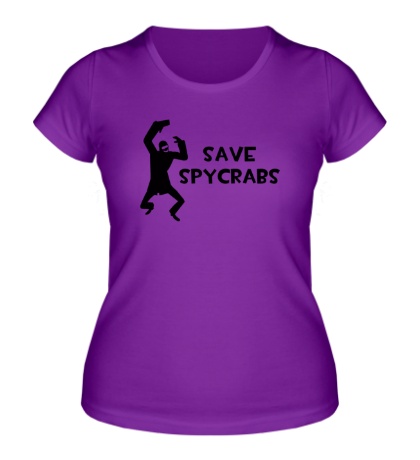 Женская футболка Save Spycrabs
