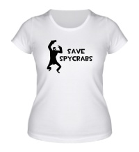 Женская футболка Save Spycrabs