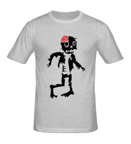 Мужская футболка Неуклюжий зомби