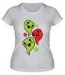 Женская футболка «Веселые призраки» - Фото 1